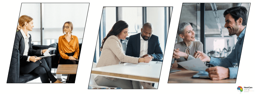 Learner studying Financial Consultant Training materials during a Financial Advisor Course.