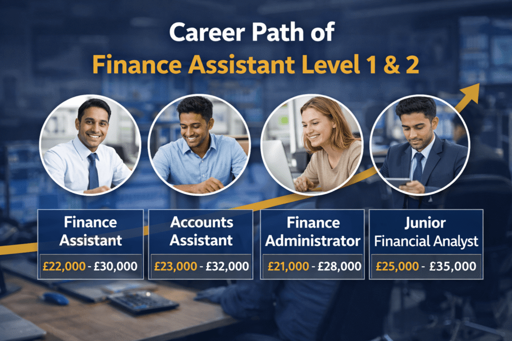 Career Path of Finance Assistant Level 1 & 2