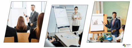 A trainer conducting a calm and focused training session during the Train the Trainer Serenity Course.