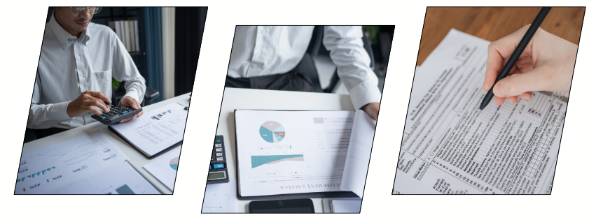 A professional analysing financial charts, compliance reports, and risk assessment documents during a Compliance and Risk Management Course.