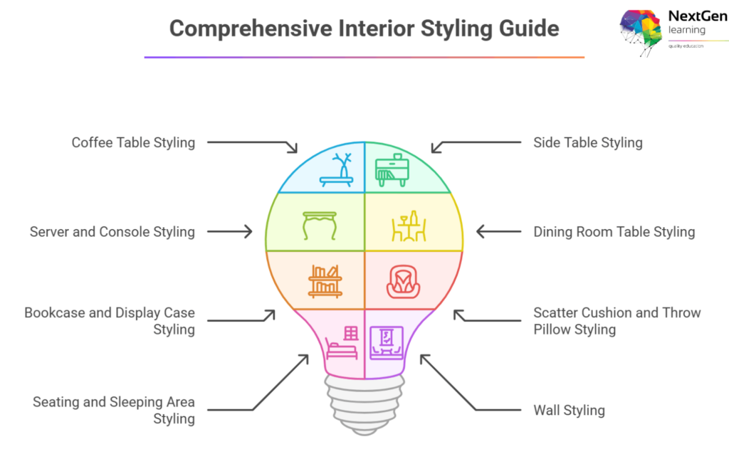 Course Curriculum of Interior styling and staging course