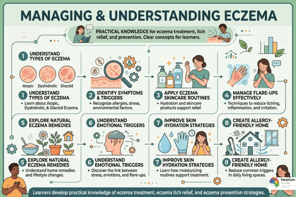 Educational Guide Chart for Eczema Care and Treatment