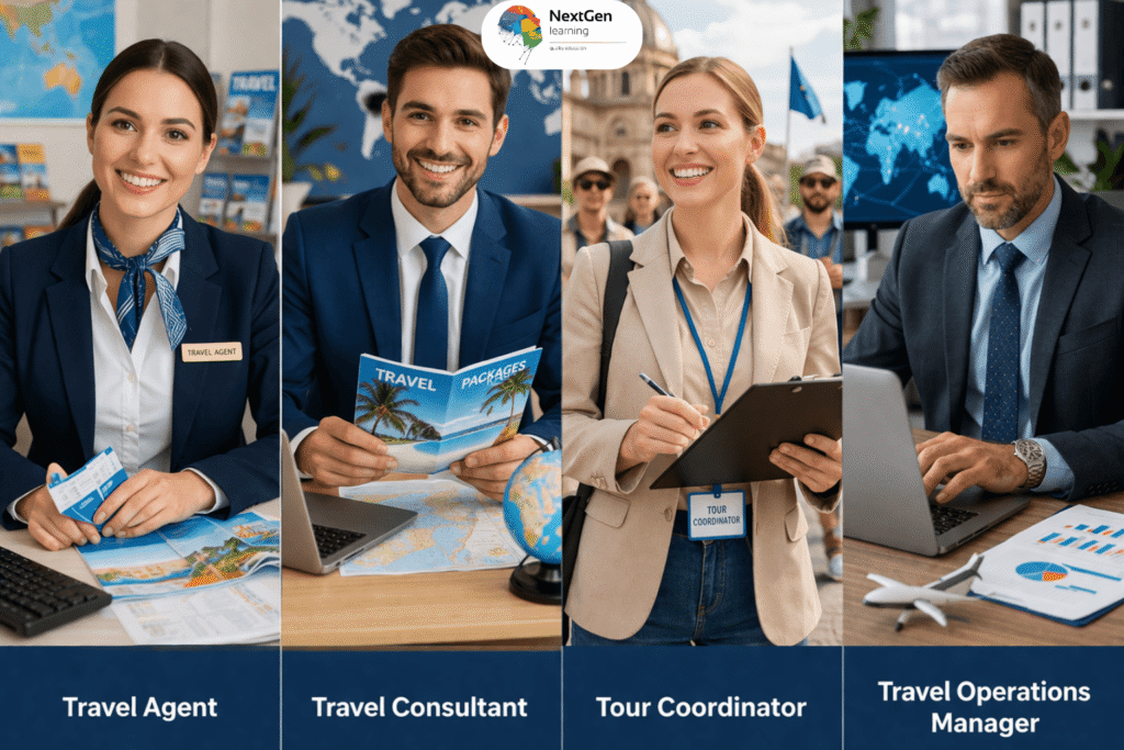 Travel Agent and Tourism Career Opportunities Banner