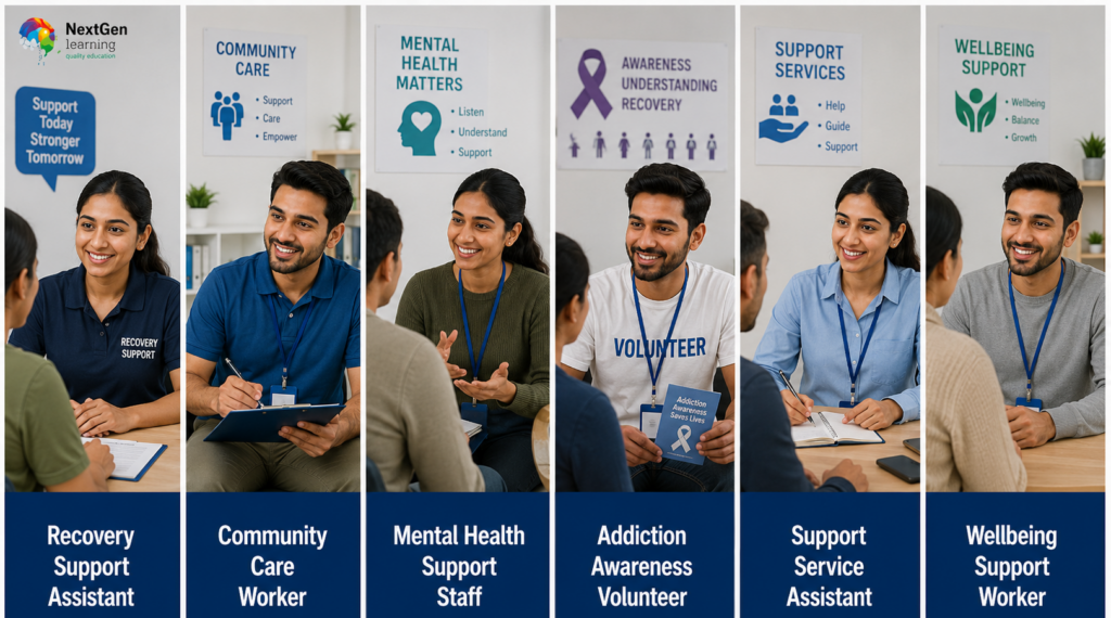 Substance abuse awareness career opportunities infographic