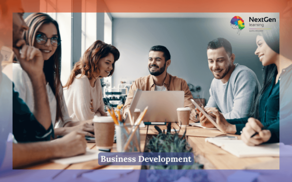 Business Development- Worker developing their business.