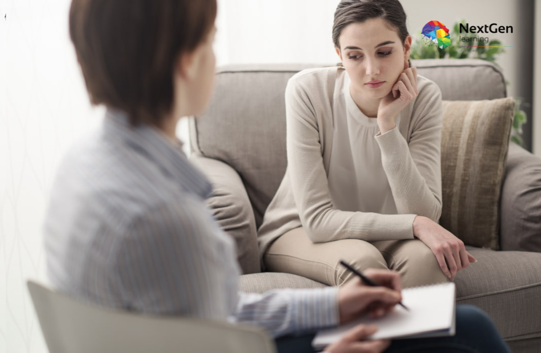 Two People in Therapy Discussion