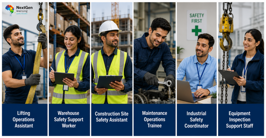 Professionals working in industrial safety and maintenance roles