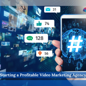 Video Marketing : Social networking service concept. Streaming video.