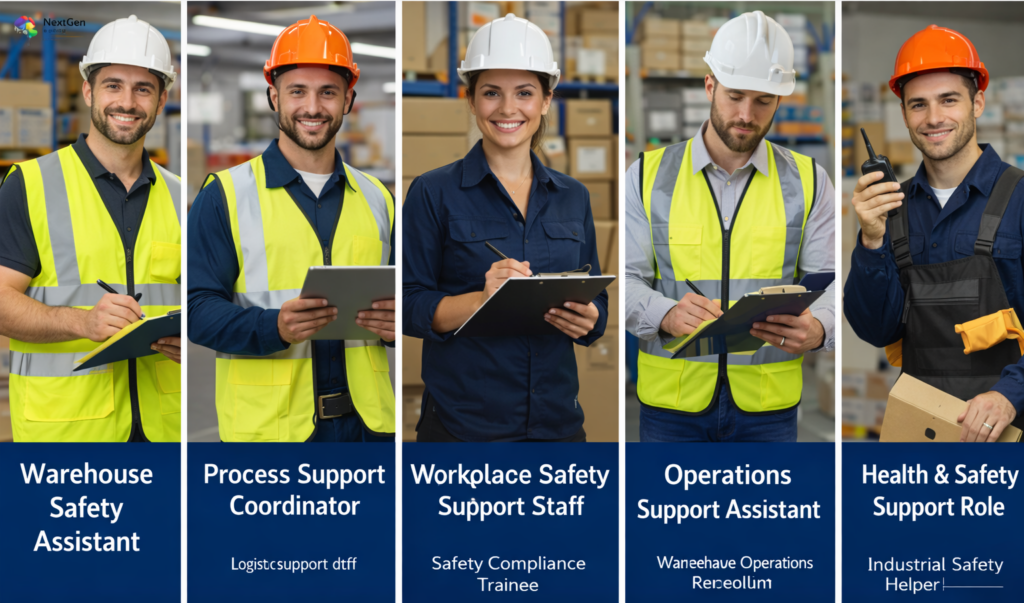 Roles in warehouse and industrial safety