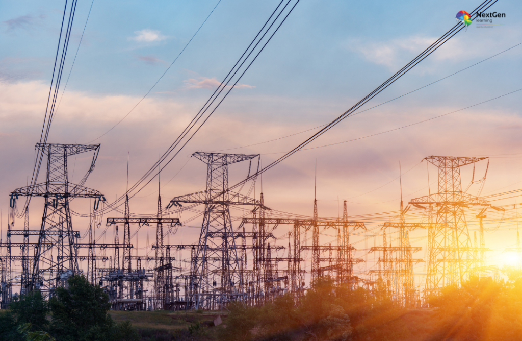 Electrical Substation with Towers