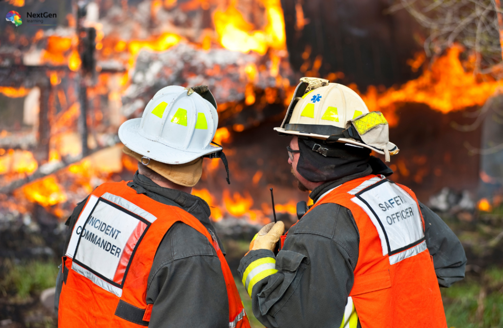 Firefighters Managing Emergency Response