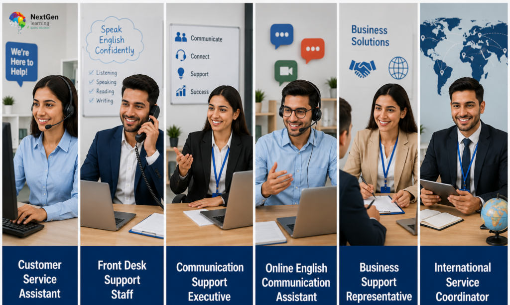 Professional roles in customer service