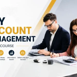 Key Account Management Course featuring business professionals developing client relationships, account planning and strategic account management skills.