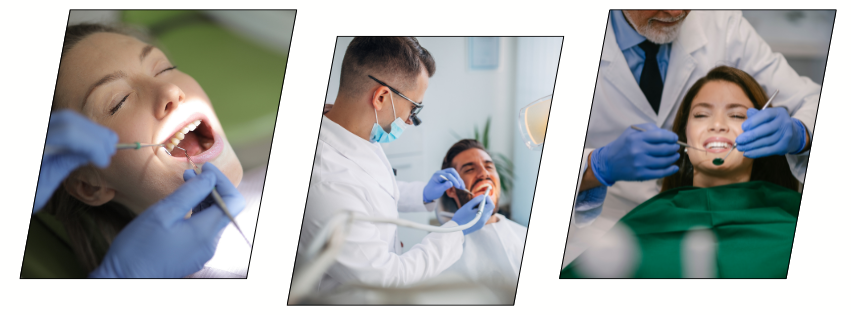 Students learning oral care practices in a Dental Hygiene Course, showing professional cleaning and patient education.