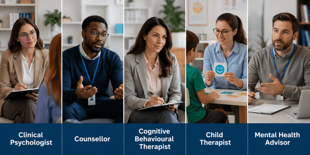 CBT therapists and mental health professionals career path banner