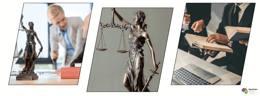 Legal Associate learning illustrating law office procedures, legal documentation and client relations. This image represents Apps and Legal Associates knowledge covering litigation, contracts and legal administration. It highlights organised workflows, ethical practice and professional legal support. Visual overview of structured legal associate learning and legal office responsibilities.