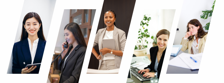 Corporate Receptionist, Front Desk Receptionist.