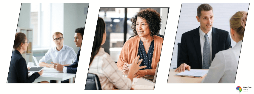 Instructor demonstrating Motivational Interviewing Training techniques to improve recruitment skills.