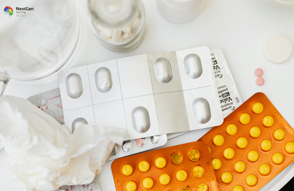 Assorted Pills and Containers