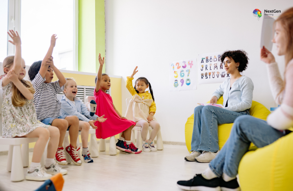 Children Participating in Group Learning
