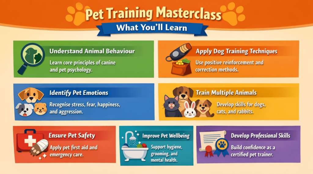 Pet Training Masterclass – – Online CPD Training Course