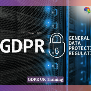 GDPR UK - GDPR, General data protection regulation compliance. Server room background