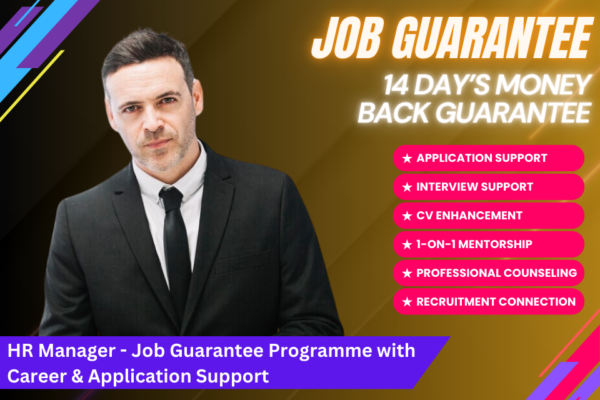 HR Manager - Job Guarantee Programme with Career & Application Support