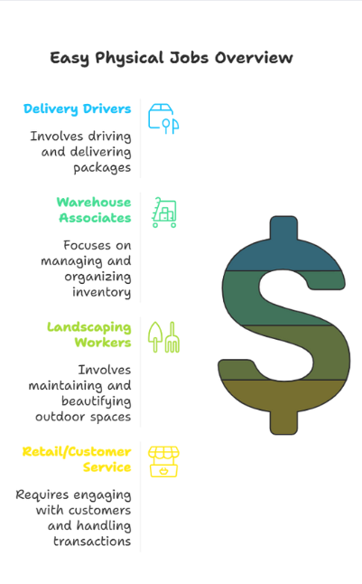 easy physical jobs that pay you well mobile