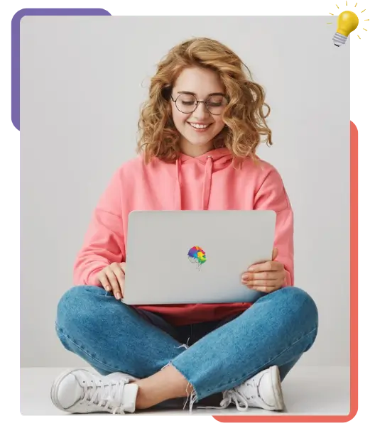 Student studying online on a laptop as part of flexible learning with Nextgen Learning
