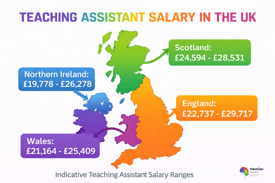 Teaching Assistant Salary in the UK