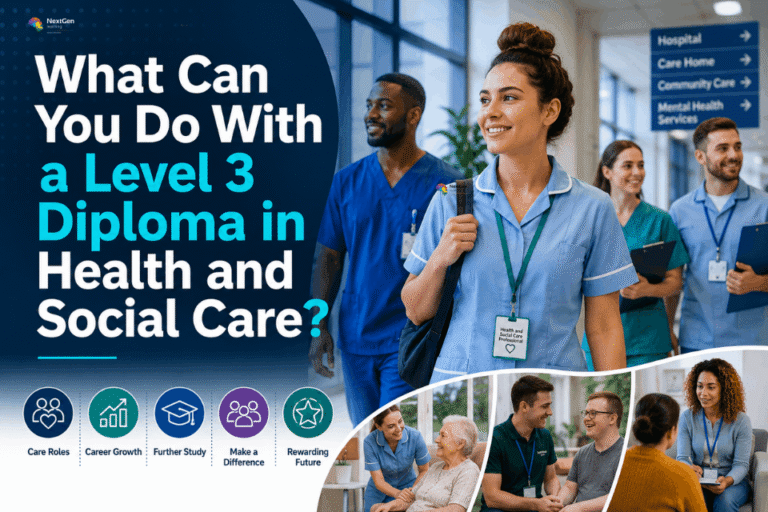What can you do with a Level 3 Diploma in Health and Social Care