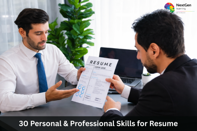 30 Personal & Professional Skills for Resume