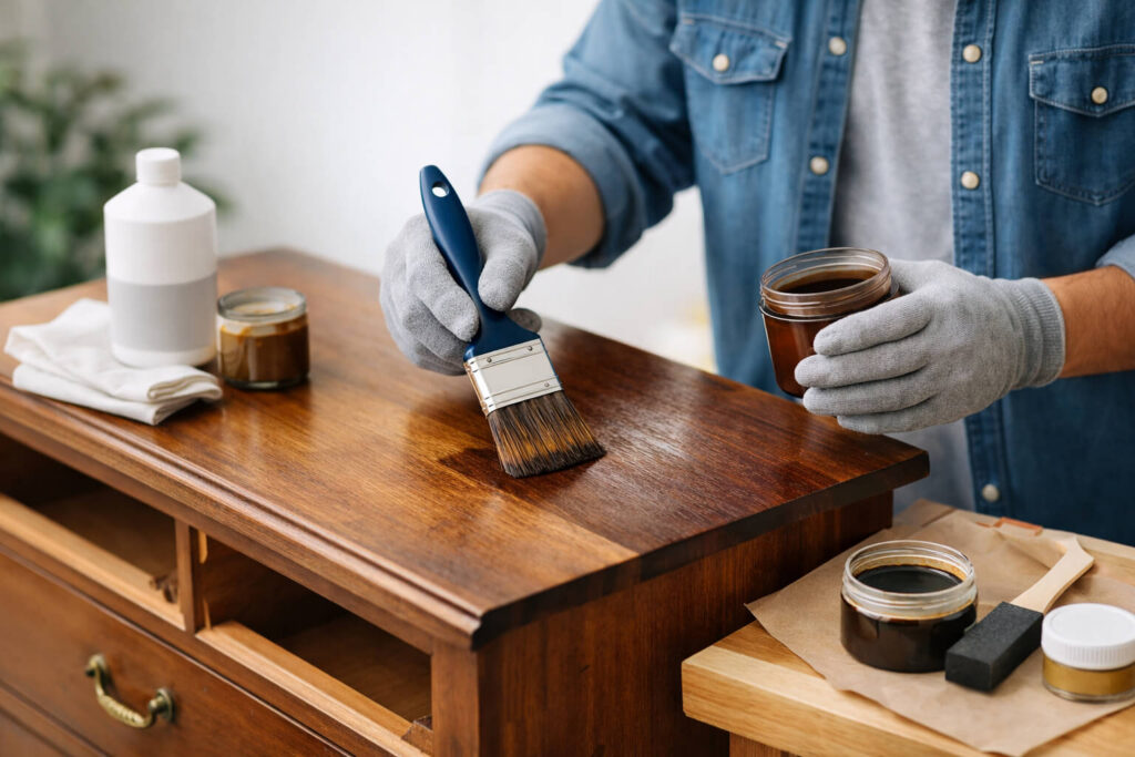 Refinish Wood Furniture Without Sanding