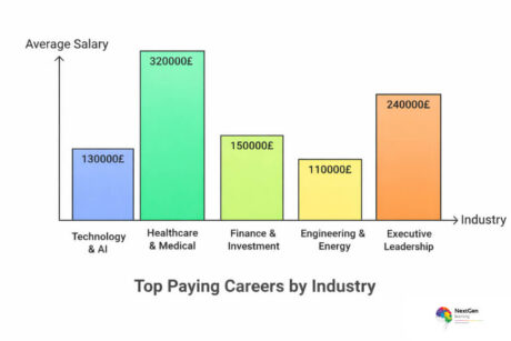 Top Paying careers by Industry
