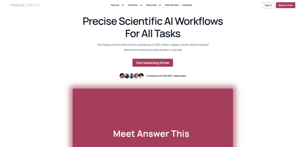 AnswerThis AI