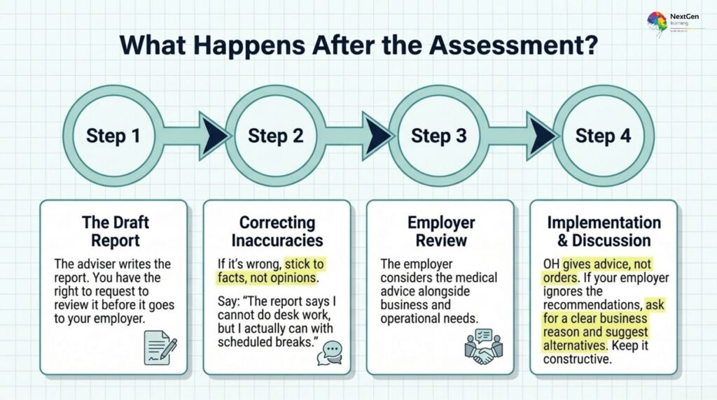 What Happens After the Occupational Health Report