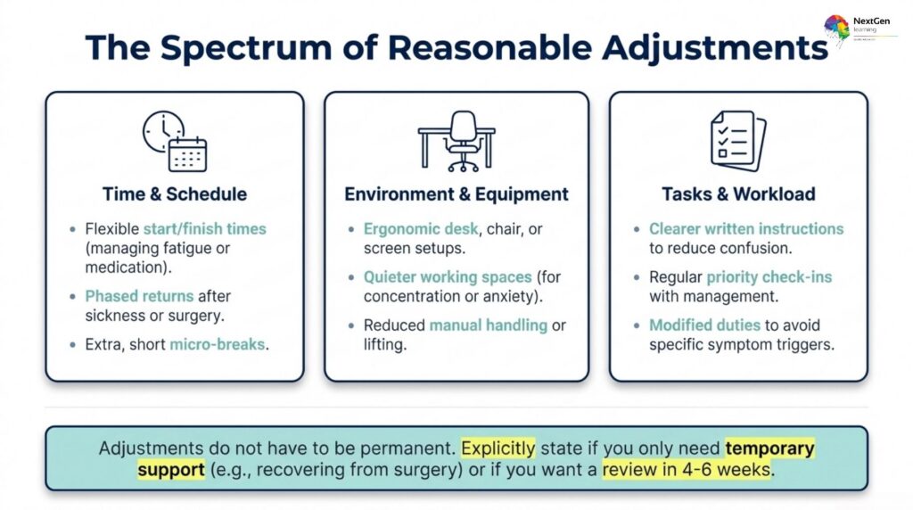 What to Say If You Need Reasonable Adjustments at Work