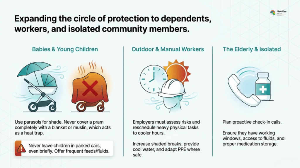 Heatwave Safety for Children, Families, and Workers