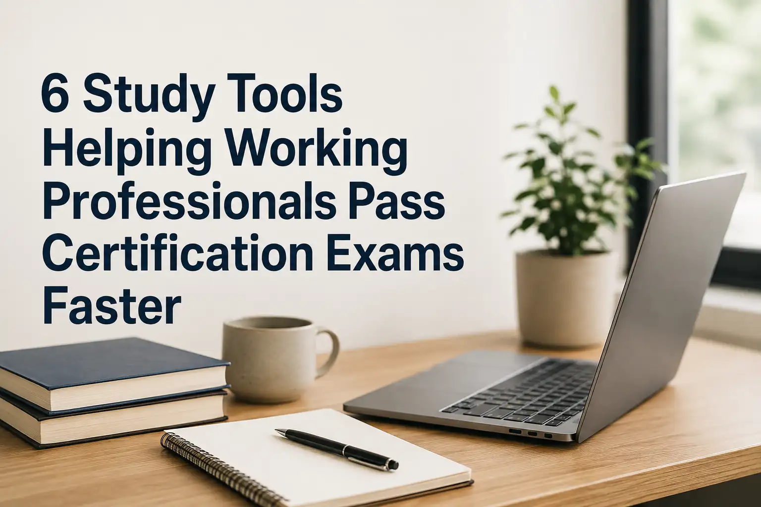 6 Study Tools Helping Working Professionals Pass Certification Exams Faster
