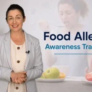 Food Allergy Awareness Training course covering food allergens, allergic reactions and safe allergen management.