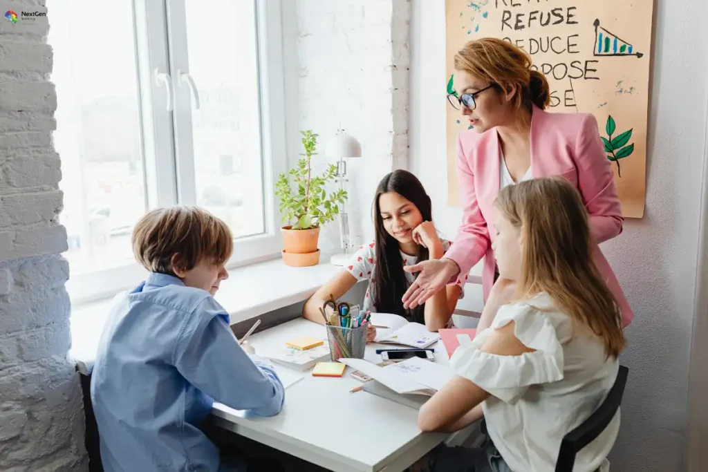 Infographic explaining STLS, the Level 3 Award in Supporting Teaching and Learning in Schools, focusing on supporting learning, building knowledge, school‑focused training, and career pathways in education.