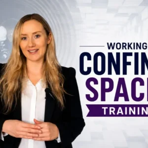 Working in Confined Spaces Training course with a professional instructor and confined space safety worker.