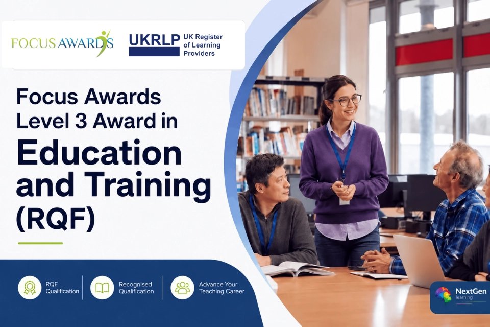 Level 3 Award in Education and Training (RQF)