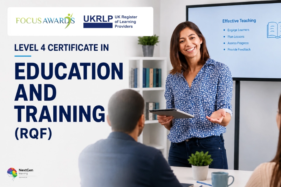 Level 4 Certificate in Education and Training (RQF)